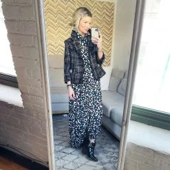 BURU Pink Label BURU X Mara Martin Boxy Blazer - Black Pastel Twee 26 BURU Pink Label BURU X Mara Martin Boxy Blazer - Black Pastel Twee