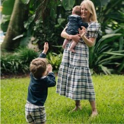 BURU Pink Label Nat Note Mama's Boy Bloomers - Navy Poplin