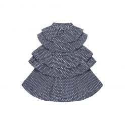 BURU White Label Teagan Tiered Skirt MIDI - Navy Eyelet Clothing 23 BURU White Label Teagan Tiered Skirt MIDI - Navy Eyelet Clothing