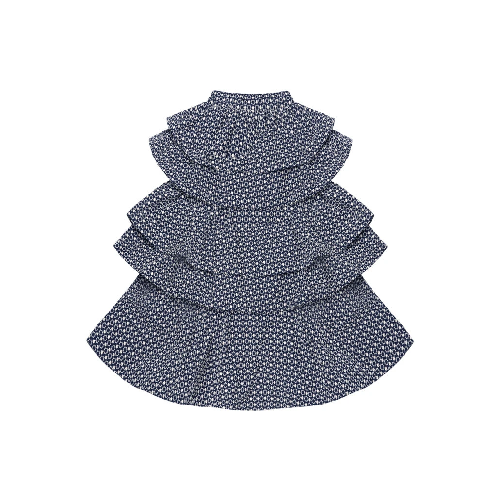 BURU White Label Teagan Tiered Skirt MIDI - Navy Eyelet Clothing 13 BURU White Label Teagan Tiered Skirt MIDI - Navy Eyelet Clothing