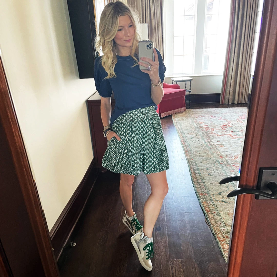 BURU White Label Tops Sivas Statement Tee - Navy With White Stitching 8 BURU White Label Tops Sivas Statement Tee - Navy With White Stitching