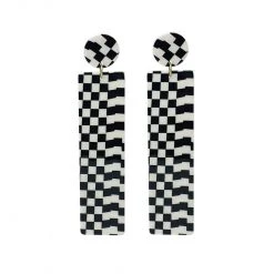 Buru Accessories No Doubt These Are Cool Earrings - Black & White