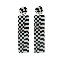 Buru Accessories No Doubt These Are Cool Earrings - Black & White