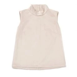 BURU White Label Clothing Sleeveless Mod Top - Oatmeal
