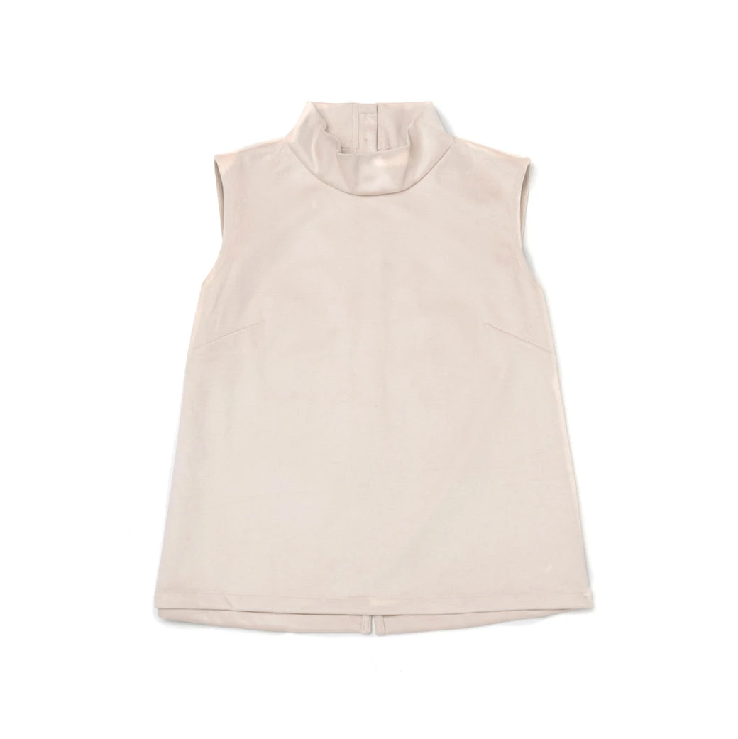 BURU White Label Clothing Sleeveless Mod Top - Oatmeal 15 BURU White Label Clothing Sleeveless Mod Top - Oatmeal
