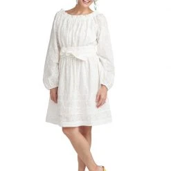 BURU White Label Clothing On & Off The Shoulder Mini Dress - White Star 25 BURU White Label Clothing On & Off The Shoulder Mini Dress - White Star