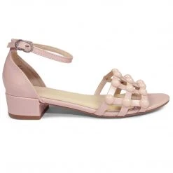 Shoes Patent Leather Sandals - Blush - Final Sale