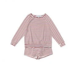 BURU White Label Tops Mama Sweat Set - Patriot Stripe - Final Sale