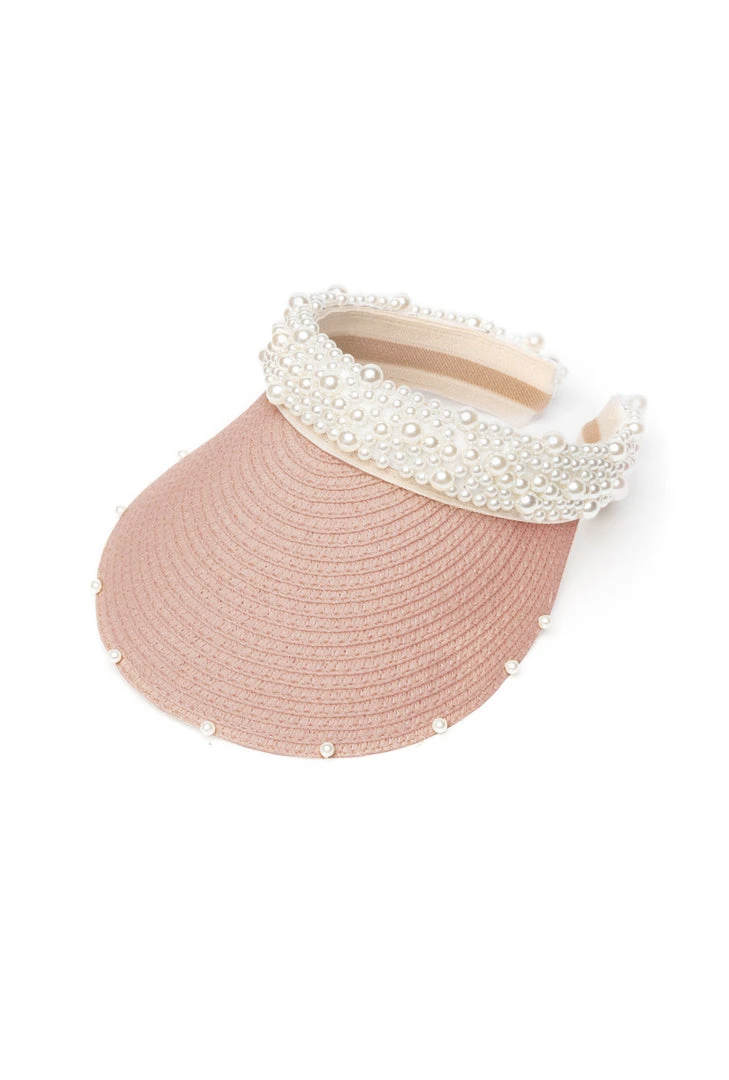 BURU Accessories Pearly Girl Visor - Blush 3 BURU Accessories Pearly Girl Visor - Blush