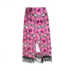 BURU Pink Label Clothing BURU X Mara Martin - PINK Fringed Sarong