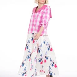 BURU Pink Label Sailor Shirt - Pink Gingham Poplin