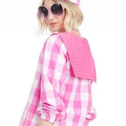 BURU Pink Label Sailor Shirt - Pink Gingham Poplin