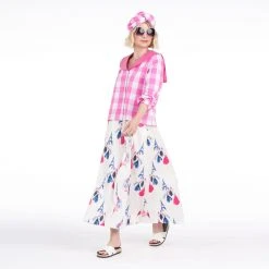 BURU Pink Label Sailor Shirt - Pink Gingham Poplin