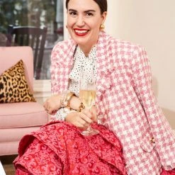 BURU Pink Label Clothing BURU X VAL Bow Blouse - Spots