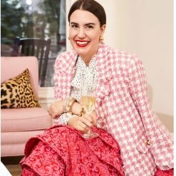 BURU Pink Label Clothing BURU X VAL Bow Blouse - Spots