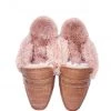 Shoes Fur Lined Loafers - Blush Croc - Final Sale