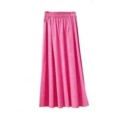 BURU Pink Label Clothing BURU X JUJU Everyday Maxi Skirt - Pink Oxford