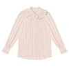 BURU Pink Label Ruffle Collar Blouse - Pink Pinstripe 2 BURU Pink Label Ruffle Collar Blouse - Pink Pinstripe