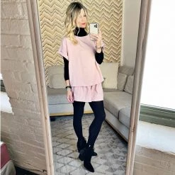 BURU White Label Box Top - Rose Tops