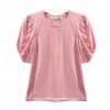BURU White Label Tops Sivas Statement Tee - Pink