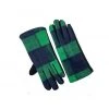 Buru Accessories Plaid Gloves - Green 1 Buru Accessories Plaid Gloves - Green