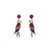 Buru Accessories Polly Want A Parrot Earrings - Rainbow - Final Sale 2 Buru Accessories Polly Want A Parrot Earrings - Rainbow - Final Sale