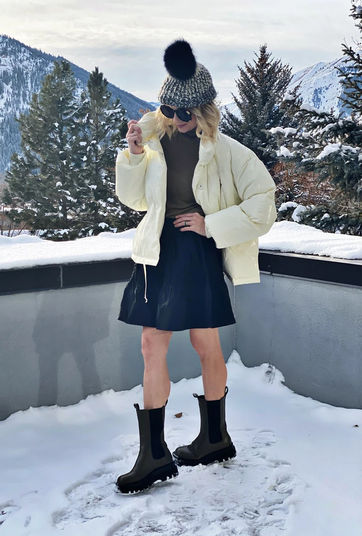 BURU White Label Tops The Perfect Puffer Coat - Ivory 8 BURU White Label Tops The Perfect Puffer Coat - Ivory