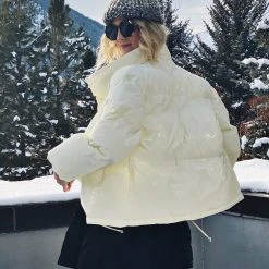 BURU White Label Tops The Perfect Puffer Coat - Ivory 10 BURU White Label Tops The Perfect Puffer Coat - Ivory