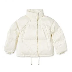 BURU White Label Tops The Perfect Puffer Coat - Ivory