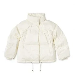 BURU White Label Tops The Perfect Puffer Coat - Ivory