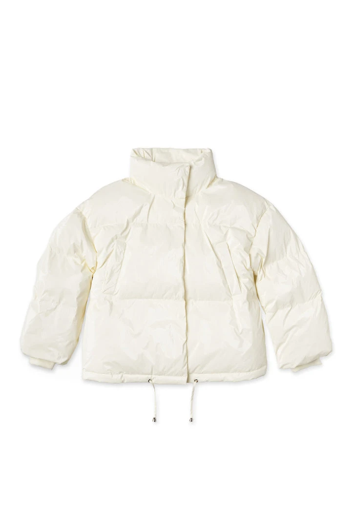 BURU White Label Tops The Perfect Puffer Coat - Ivory 4 BURU White Label Tops The Perfect Puffer Coat - Ivory
