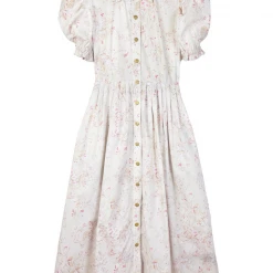 BURU Pink Label Clothing Puff Sleeve Shirtdress - Laura Floral