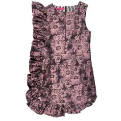 BURU Pink Label Dresses Anniversary Ruffle Mini Dress - Floral Taffeta