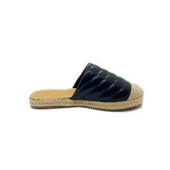 Shoes Quilted Espadrilles - Black - Final Sale