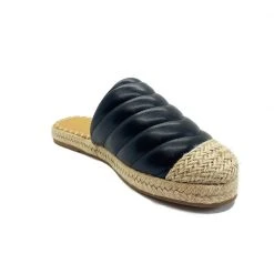 Shoes Quilted Espadrilles - Black - Final Sale