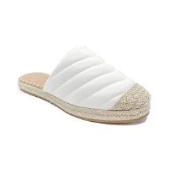 Shoes Quilted Espadrilles - White - Final Sale