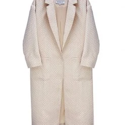 BURU White Label Open Car Coat - Quilted Fawn