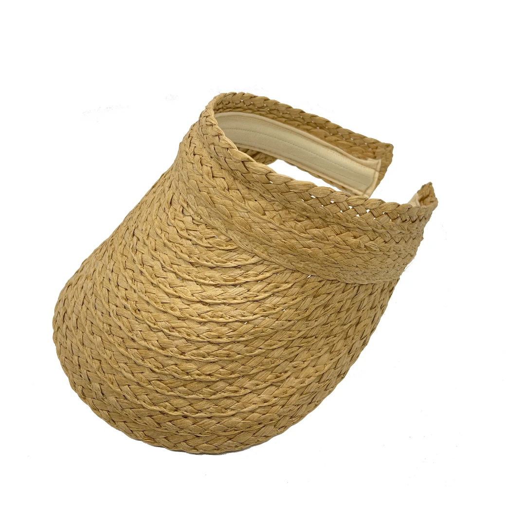 BURU Accessories Raffia Visor - Natural 5 BURU Accessories Raffia Visor - Natural