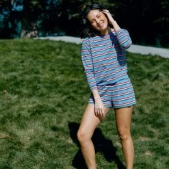 BURU White Label Mama Sweat Set - Rainbow Stripe - Final Sale