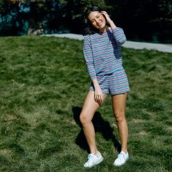 BURU White Label Mama Sweat Set - Rainbow Stripe - Final Sale