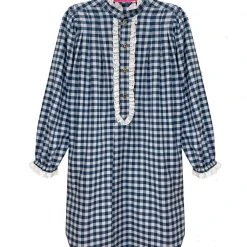BURU Pink Label Dresses The Respite Dress - Blue Gingham