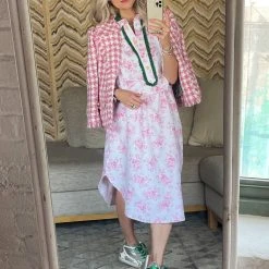 BURU Pink Label Val Respite Gown - Rose Flannel Clothing