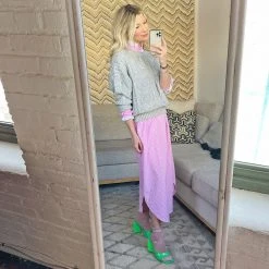 BURU Pink Label Clothing The Carrie Respite Gown - Pink Gingham Cotton 14 BURU Pink Label Clothing The Carrie Respite Gown - Pink Gingham Cotton