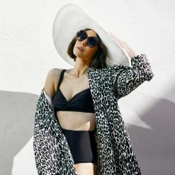 BURU White Label Retro High Rise Bikini - Black