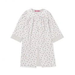 BURU Pink Label Reversible Car Coat - Blue Ticking & Floral Tops 34 BURU Pink Label Reversible Car Coat - Blue Ticking & Floral Tops