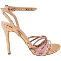 Buru Accessories Ankle Strap Heels - Rose Gold & Lavender - Final Sale Special Occasions