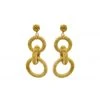 Buru Accessories Raffia Rounds Earrings - Natural
