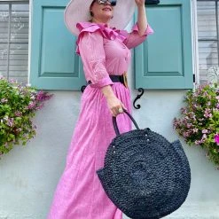 BURU Pink Label Clothing BURU X JUJU Everyday Maxi Skirt - Pink Oxford