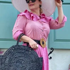 BURU Jumbo Round Raffia Tote - Black 11 BURU Jumbo Round Raffia Tote - Black