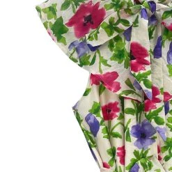 BURU Pink Label Clothing BURU X TSCS Ruffle Collar Midi Dress - Signature Floral